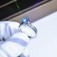 Imitation Mossan diamond ring