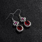 Imitation natural ruby necklace fashion luxury high-end jewelry set