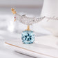 Fine jewelry design exquisite luxury aquamarine brooch pendant