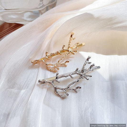 Branches Hair clip Bangs clip Side clip Antlers Headdresses Korean Hair Accessories Hairpins clip Clips